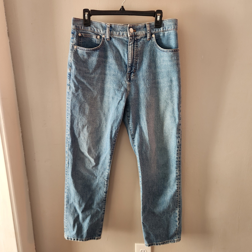 Madewell 1990s Straight Leg Cropped Jeans 26" Denim Y2K High Rise Indie Sleaze